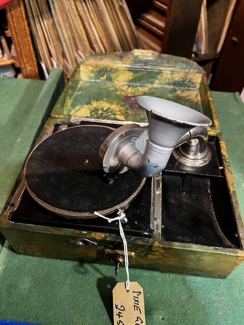 “Pixie Grippa” Miniature Gramophone.